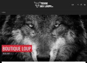 How terre-des-loups.fr looks like on a tablet such as an iPad.