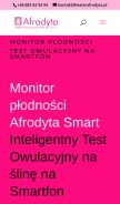 How test-owulacyjny.com looks like on a mobile device such as an iPhone.