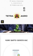 How tetra-agro.com.ua looks like on a mobile device such as an iPhone.