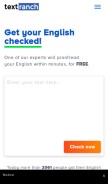 How textranch.com looks like on a mobile device such as an iPhone.