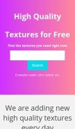 How textures4photoshop.com looks like on a mobile device such as an iPhone.