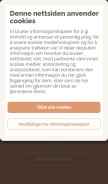 How tfbank.no looks like on a mobile device such as an iPhone.