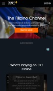 How tfc.tv looks like on a mobile device such as an iPhone.