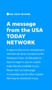 How thanksgiving.com looks like on a mobile device such as an iPhone.