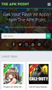 How theapkpoint.com looks like on a mobile device such as an iPhone.