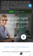 How theapplicantmanager.com looks like on a mobile device such as an iPhone.