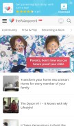 How theasianparent.com looks like on a mobile device such as an iPhone.
