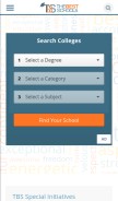 How thebestschools.org looks like on a mobile device such as an iPhone.