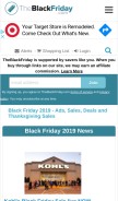 How theblackfriday.com looks like on a mobile device such as an iPhone.
