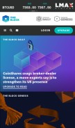 How theblockcrypto.com looks like on a mobile device such as an iPhone.