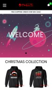 How thebouncetee.com looks like on a mobile device such as an iPhone.