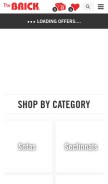 How thebrick.com looks like on a mobile device such as an iPhone.