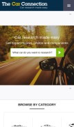 How thecarconnection.com looks like on a mobile device such as an iPhone.