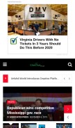How thechestnutpost.com looks like on a mobile device such as an iPhone.