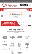 How theclassyhome.com looks like on a mobile device such as an iPhone.