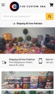 How thecustomera.pk looks like on a mobile device such as an iPhone.