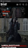 How thedarkattitude.com looks like on a mobile device such as an iPhone.