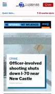How thedenverchannel.com looks like on a mobile device such as an iPhone.