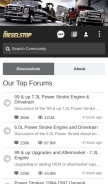 How thedieselstop.com looks like on a mobile device such as an iPhone.