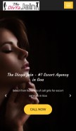How thedivyajain.com looks like on a mobile device such as an iPhone.