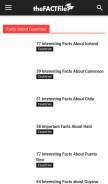 How thefactfile.org looks like on a mobile device such as an iPhone.