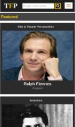 How thefamouspeople.com looks like on a mobile device such as an iPhone.