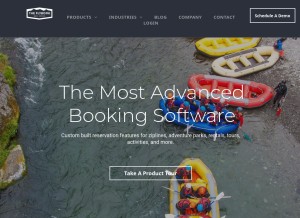 How theflybook.com looks like on a tablet such as an iPad.