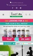 How thefoodfolks.com looks like on a mobile device such as an iPhone.