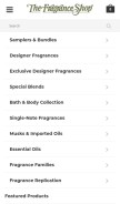 How thefragranceshop.com looks like on a mobile device such as an iPhone.