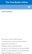 How thefreebooksonline.com looks like on a mobile device such as an iPhone.