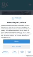 How theginkin.com looks like on a mobile device such as an iPhone.