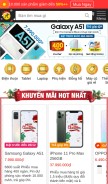 How thegioididong.com looks like on a mobile device such as an iPhone.