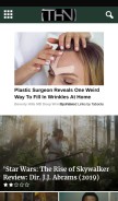 How thehollywoodnews.com looks like on a mobile device such as an iPhone.
