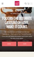 How thehonestkitchen.com looks like on a mobile device such as an iPhone.