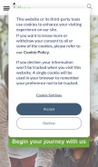 How thehumanelement.bconglobal.com looks like on a mobile device such as an iPhone.