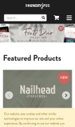 How thehungryjpeg.com looks like on a mobile device such as an iPhone.