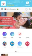 How theindusparent.com looks like on a mobile device such as an iPhone.