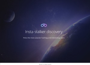 How theinsta-stalker.com looks like on a tablet such as an iPad.