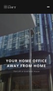How theloftworkspaces.com looks like on a mobile device such as an iPhone.