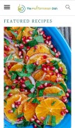 How themediterraneandish.com looks like on a mobile device such as an iPhone.