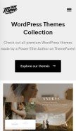 How thememove.com looks like on a mobile device such as an iPhone.