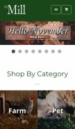 How themillofbelair.com looks like on a mobile device such as an iPhone.