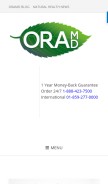 How themouthdoctor.com looks like on a mobile device such as an iPhone.