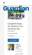 How thenassauguardian.com looks like on a mobile device such as an iPhone.