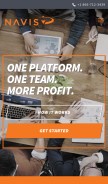 How thenavisway.com looks like on a mobile device such as an iPhone.