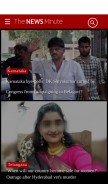 How thenewsminute.com looks like on a mobile device such as an iPhone.