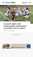 How thenewsstar.com looks like on a mobile device such as an iPhone.