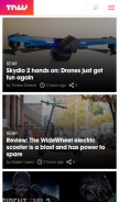 How thenextweb.com looks like on a mobile device such as an iPhone.