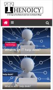 How thenoicy.com looks like on a mobile device such as an iPhone.
