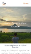 How thepawnacamp.com looks like on a mobile device such as an iPhone.